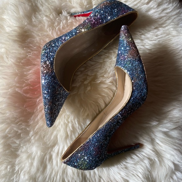 Glitter pumps with red bottoms - Picture 6 of 10